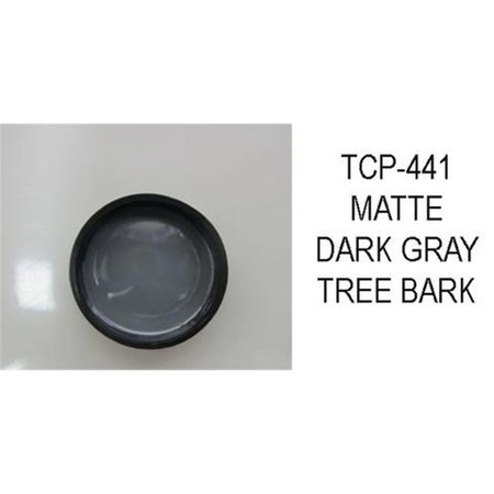 TRU-COLOR PAINT 1 oz Matte Dark Gray Tree Bark Paint TCP441